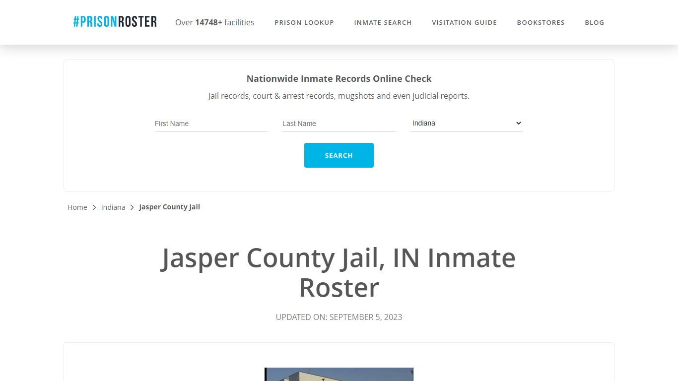 Jasper County Jail, IN Inmate Roster - Prisonroster